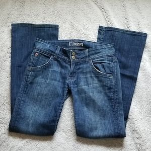 Hudson bootcut jeans size 25 distressed
